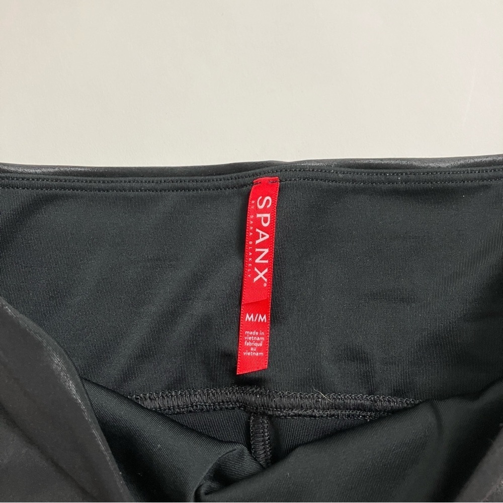 SPANX faux leather moto leggings - Picture 5 of 7